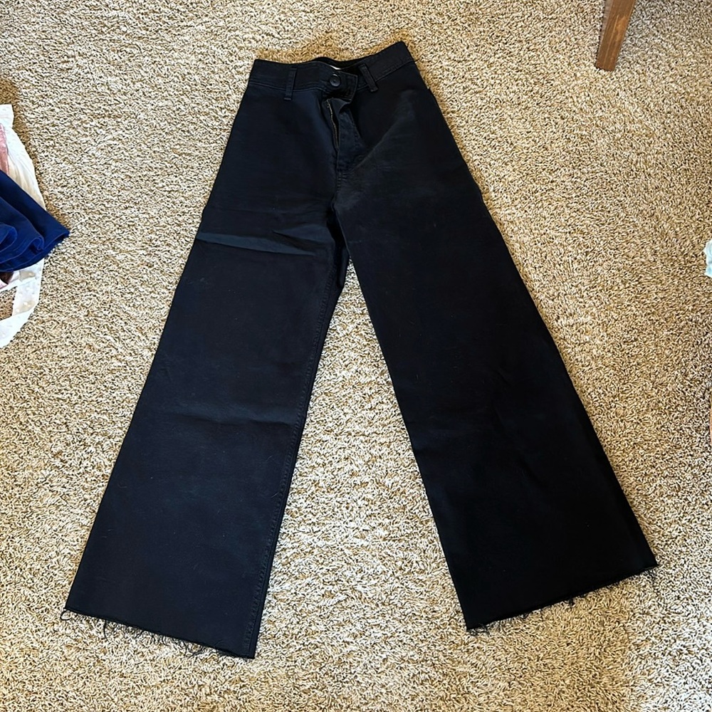 Black Zara Wide leg Jenas